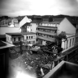 Schutt vorm Haus