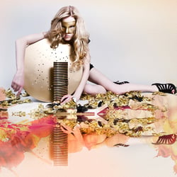 Paparazzi Gold Stripes Clutch