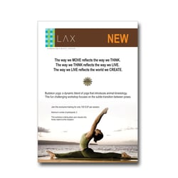 Aushang Promotion LAX Gym