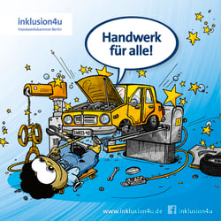 Banner inklusion4u | Handwerk für alle!