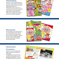 Sonderwerbeformen Kinder-und Jugend-Zeitschriften