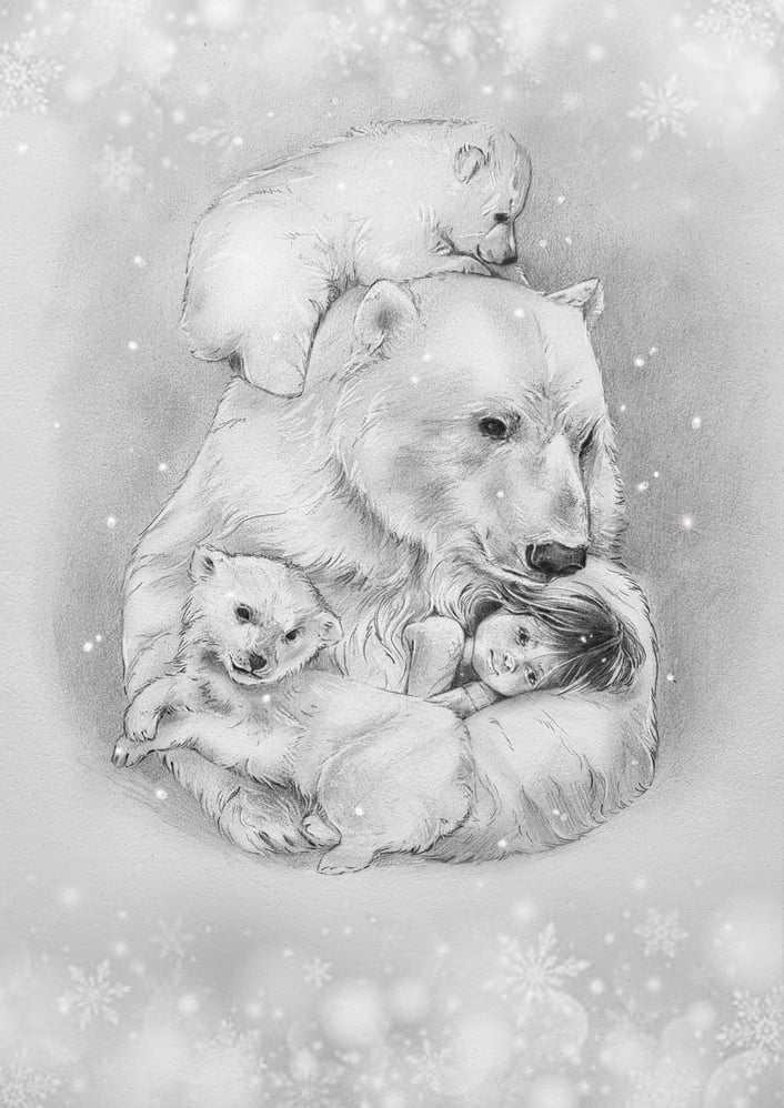 Illustration mit Bleistift