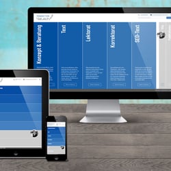 Typografische Gestaltung einer Website