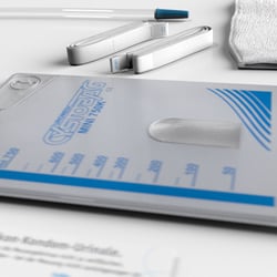 UROMED Urinbeutel, Klettband, Beinbeutelhalter, Messschablone