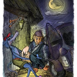 Illustration für Tesseltje Buch (Niederlande) 2012