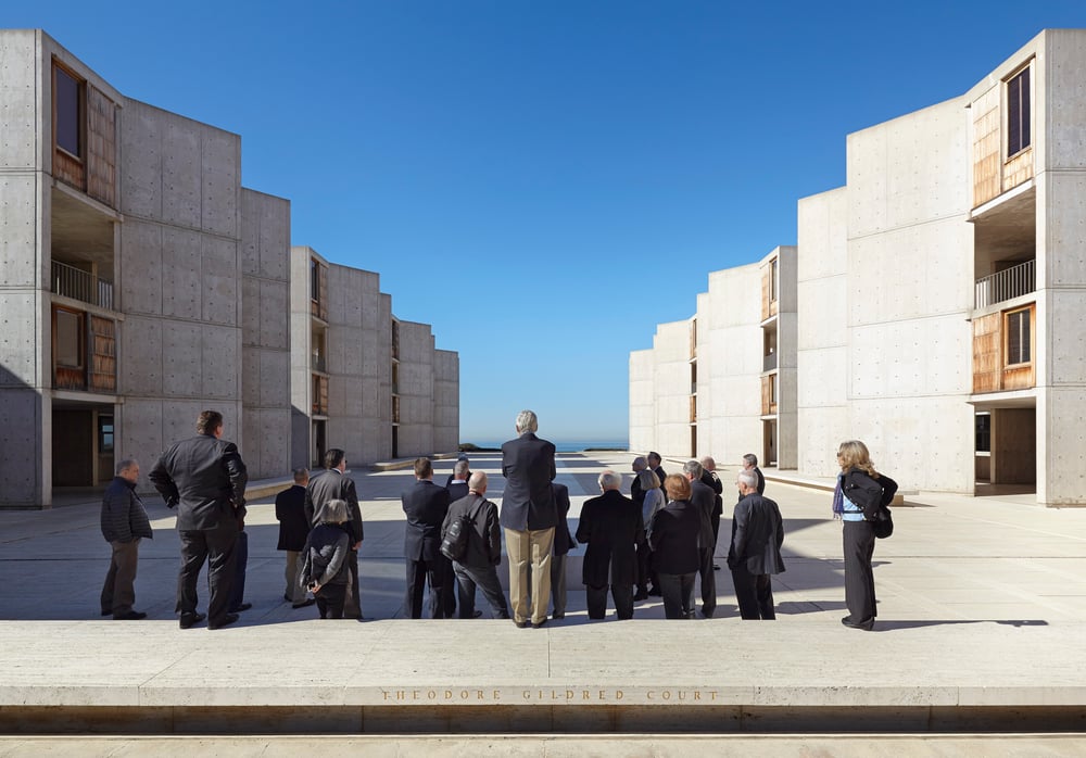 Salk Institute for Biological Studies by Louis Kahn, La Jolla, California