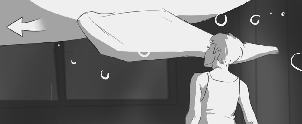 Ina Regen Storyboard Panel