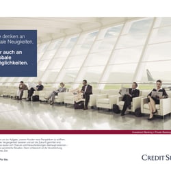 Entwicklung von verschiedenen Printmotiven und TV-Spots für den Relaunch von Credit Suisse in 2006.  Agentur: McCann Erickson F