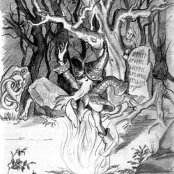 Illustration für Märchenbuch