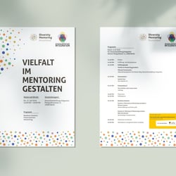 Flyer für Diversity Mentoring Germany