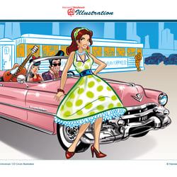 21 = Rock’n Roll Hits / Universal / CD Cover Illustration