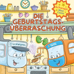 Minicomic für Schwuppi die Schwebebahn. Text und Idee: Lucia Sahin