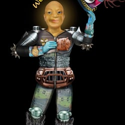 Remove armors and helmets to face each other with an open heart and mind: smiling a bit like a buddha
