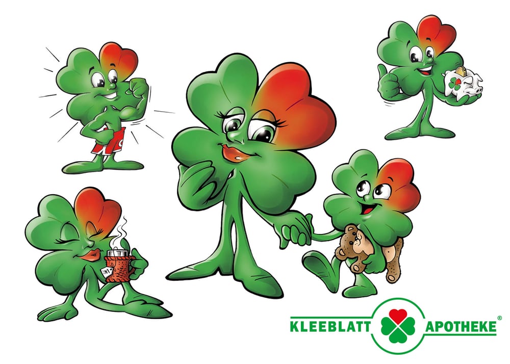 Kleeblatt-Sympathiefiguren