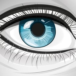 Close up eye