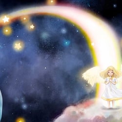 Illustaionen für ein Kinderbuch über das Thema Sternenkinder