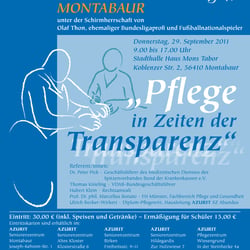 Plakat Pflegafachtag 2011