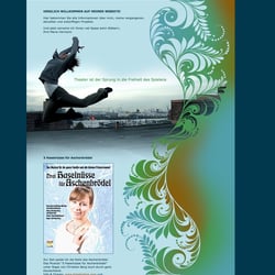Maria Hermann / Website (Design & HTML, CSS), Logo, Briefpapier