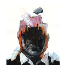 freie Illustration „Burning Man“