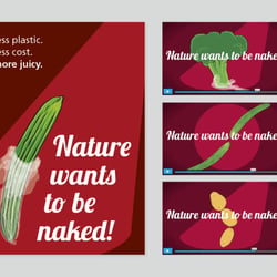 Naked Vegetables – Kampagne