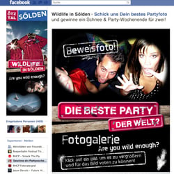 Projekt: Kampagnenidee Sölden, Facebook • Agentur: GFB & Partner