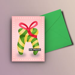Weihnachtskarte Zahnarztpraxis
