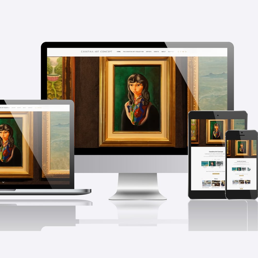 Webdesign für Galerie