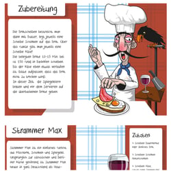 Humoristisches Kochbuch/entwurf