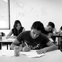 Reportage work for SchlaU Schule (refugee school based in Munich)
