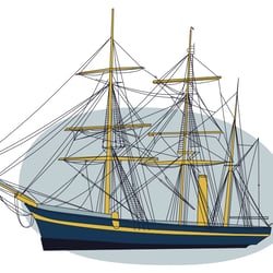 Expeditionsschiff RSS Discovery Illustration