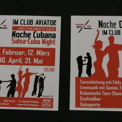 Flyers für Salsaabend