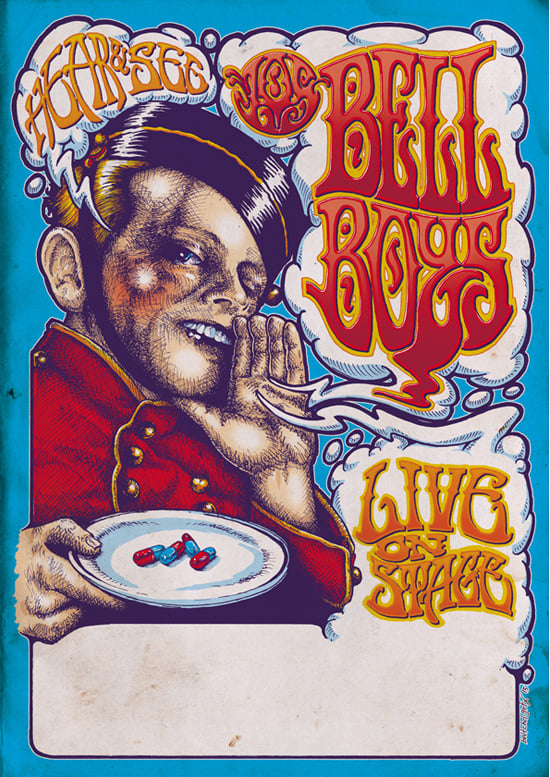 Los Bell Boys / Gig-Poster