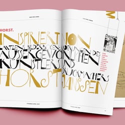 Layout Artikel über Horst Janssen