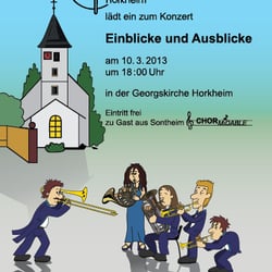 Konzertplakat Posaunenchor