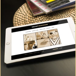 NEWFASHION Webdesign iPad MAINYOULA.DESIGN