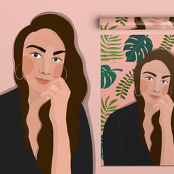Portraitillustrationen