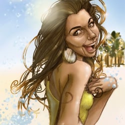 beach girl
