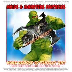 3D Artwork in Poser & Photoshop erstellt