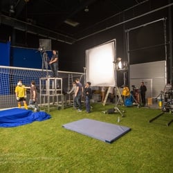 Bluescreen Setting Studiodreh