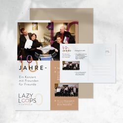 Logo Design & Werbemittel Gestaltung Lazy Loops A Cappella
