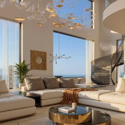 Innenvisualisierung: Elegant. Skulptural. Dubai.