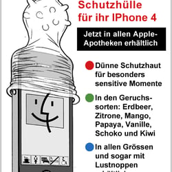 Technische Panne von Apple: Das IPhone 4 braucht ein Präservativ