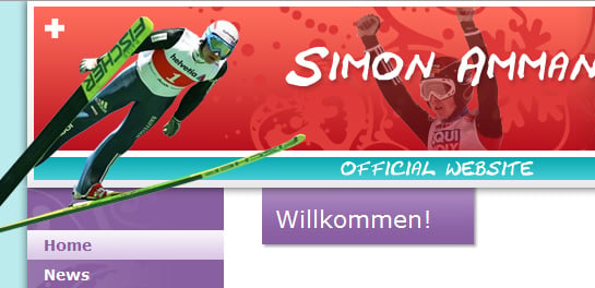 Homepage Simon Ammann – www.simonammann.ch