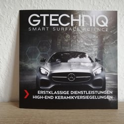 Broschüre für Gtechniq Deutschland