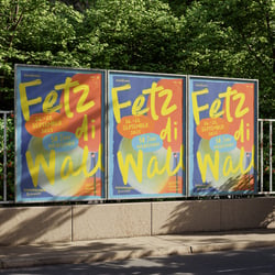 Fetz di Wall – Keyvisual für eine Festivalveranstaltung