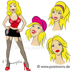 Rosi Schulz – Werbefigur für einen Club