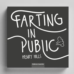 Buchgestaltung „Farting in Public“, Edition Quadylle