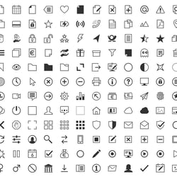 Vexcash AG – Komplettes SVG-Iconset (Auszug) – 2015–2018