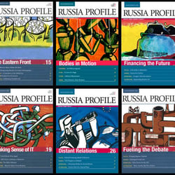 Coverserie für Zeitschrift „Russia Profile”