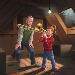 Hörspiel-Titelbild Illustration